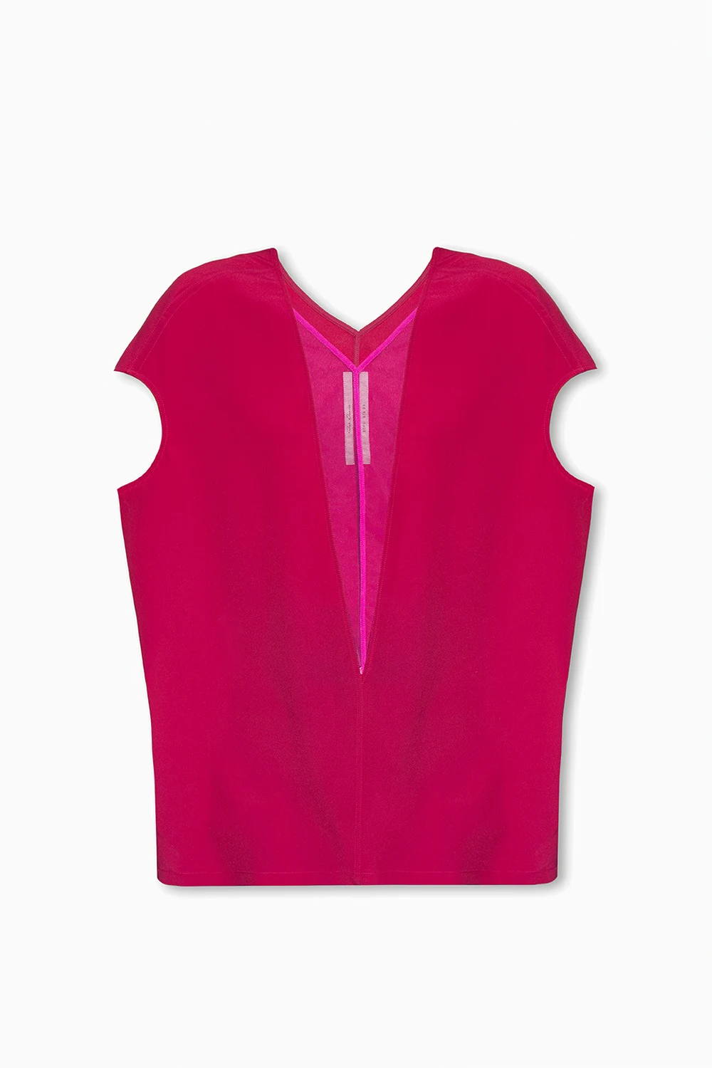 T-shirt with decorative neck