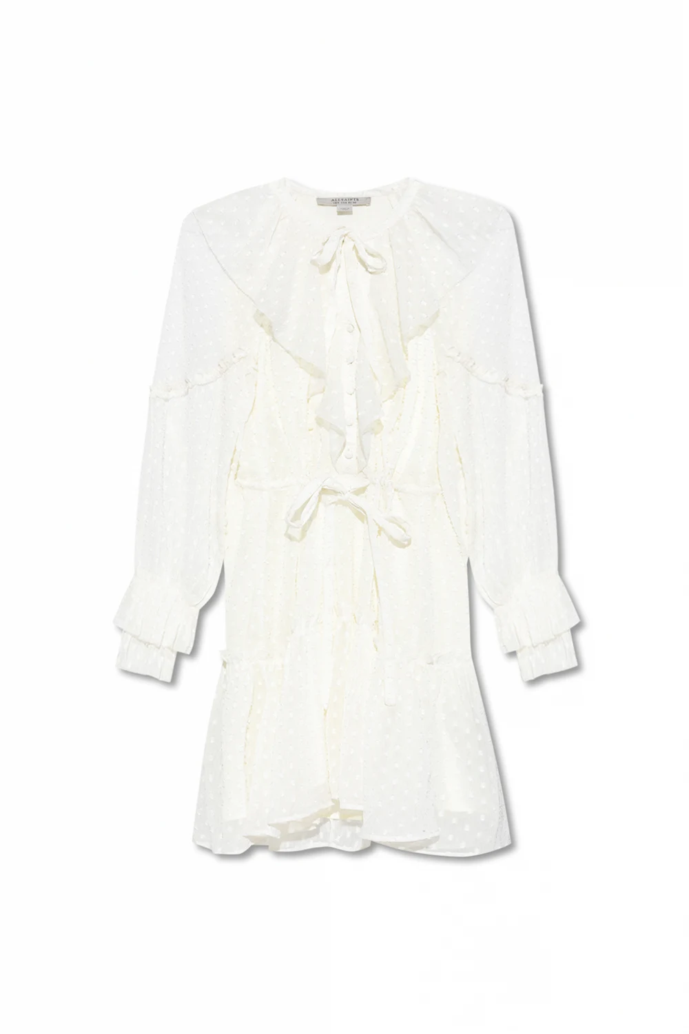 WHITE ‘Ava’ frill dress