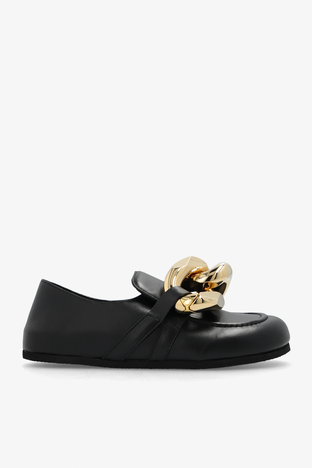 BLACK Leather loafers