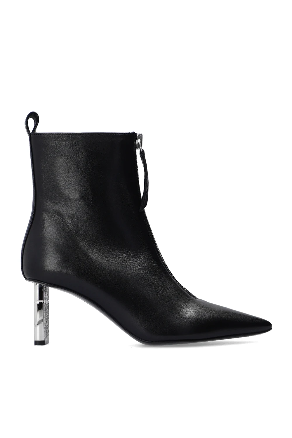 BLACK ‘D-Lezippo’ heeled ankle boots