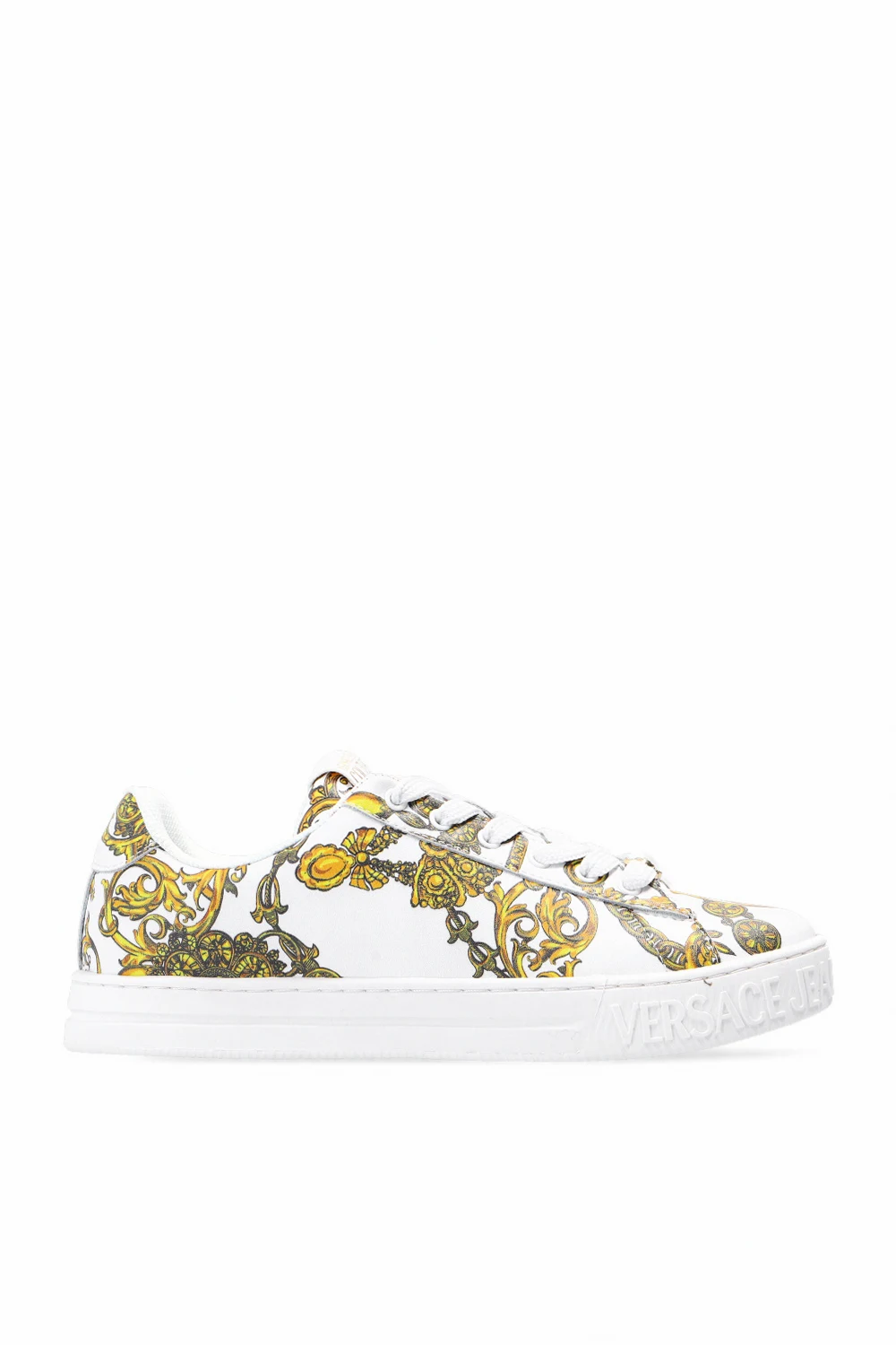 WHITE Leather sneakers