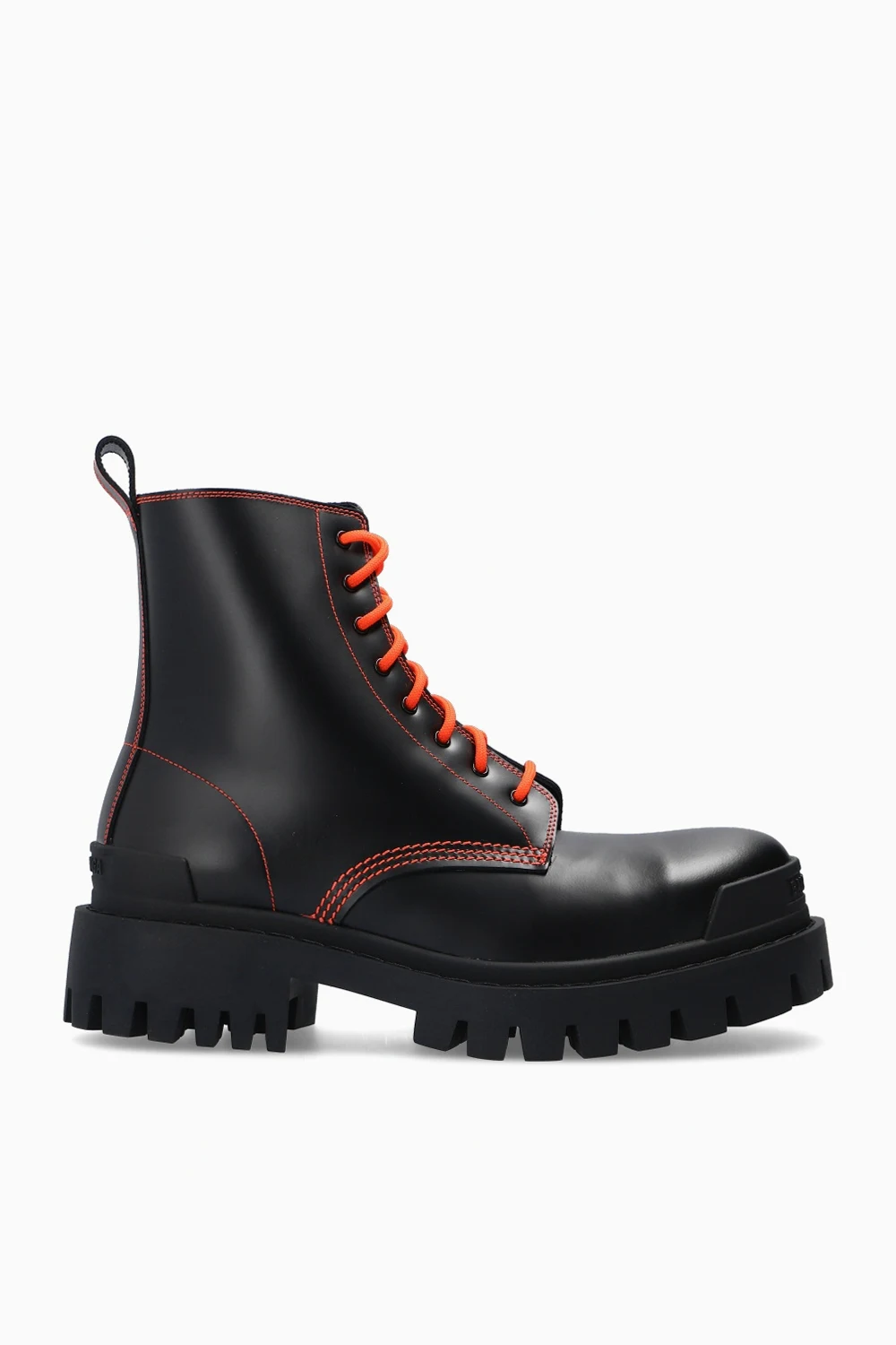 'Strike' leather boots