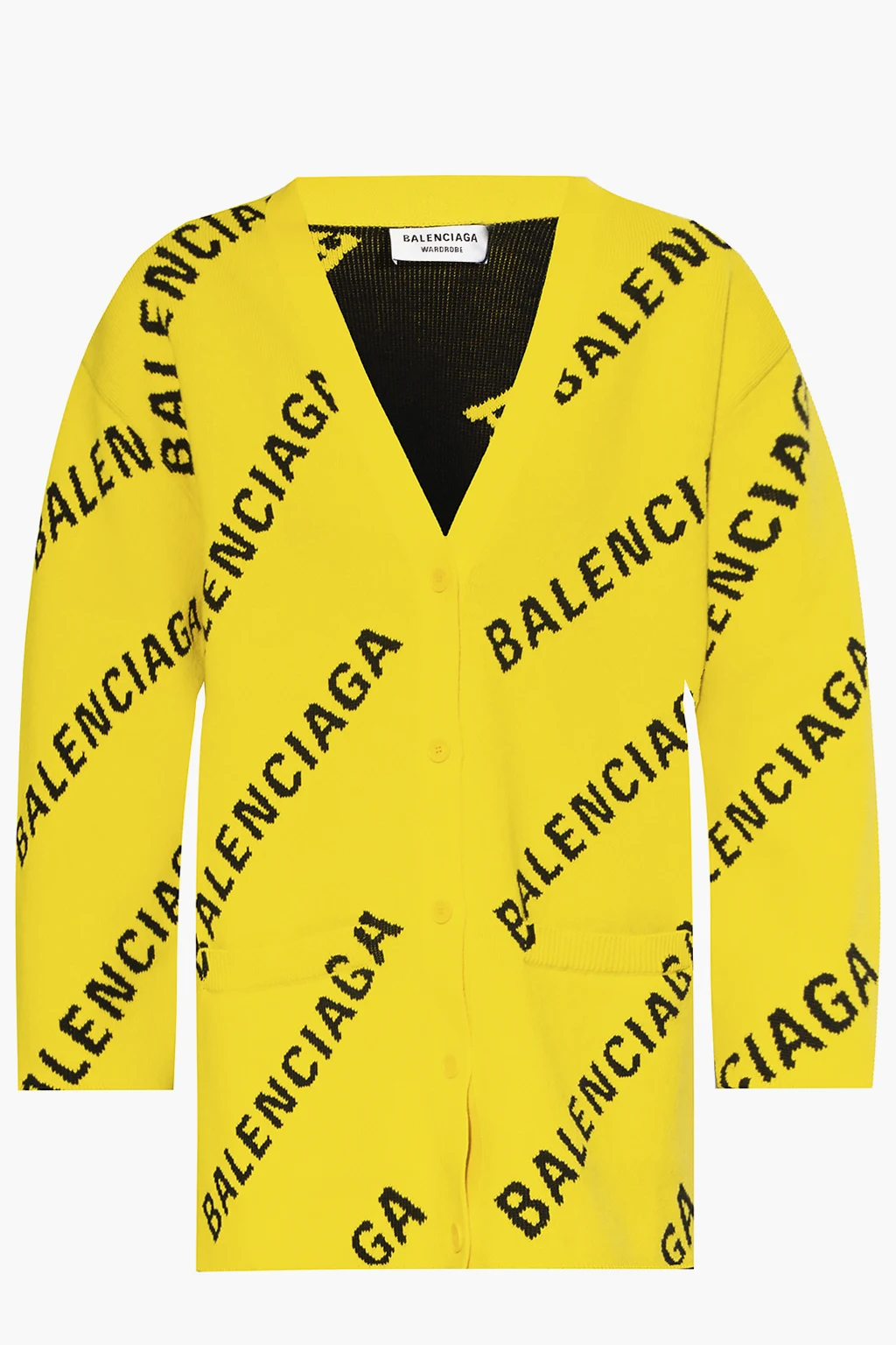 Cardigan with logo