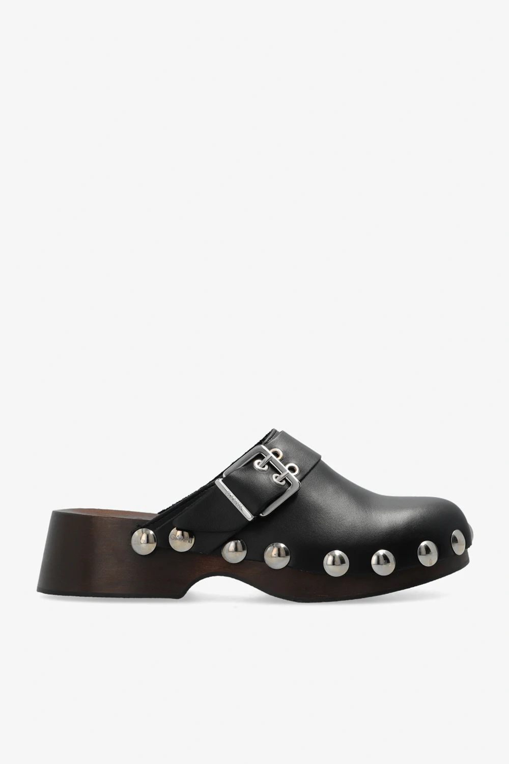 Leather clogs
