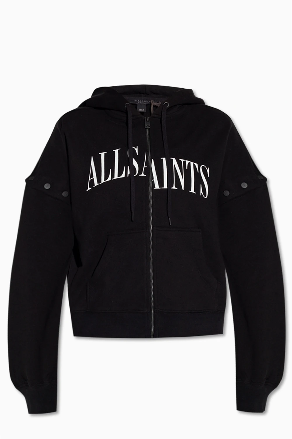 BLACK ‘Saints Amphia’ hoodie with detachable sleeves