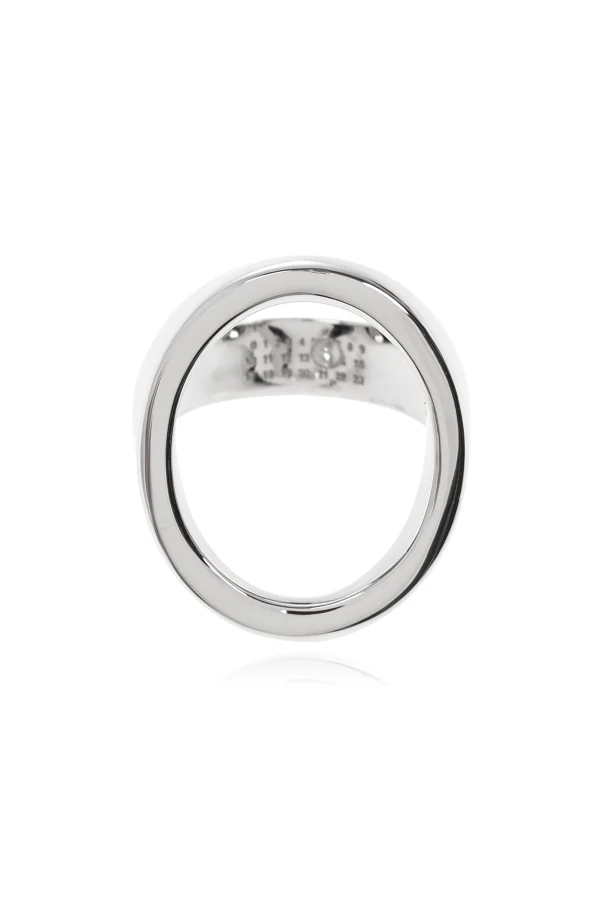 SILBER Messingring