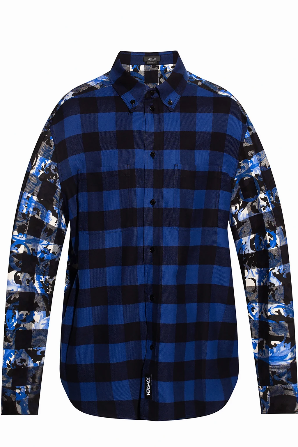 NAVY BLUE Checked shirt