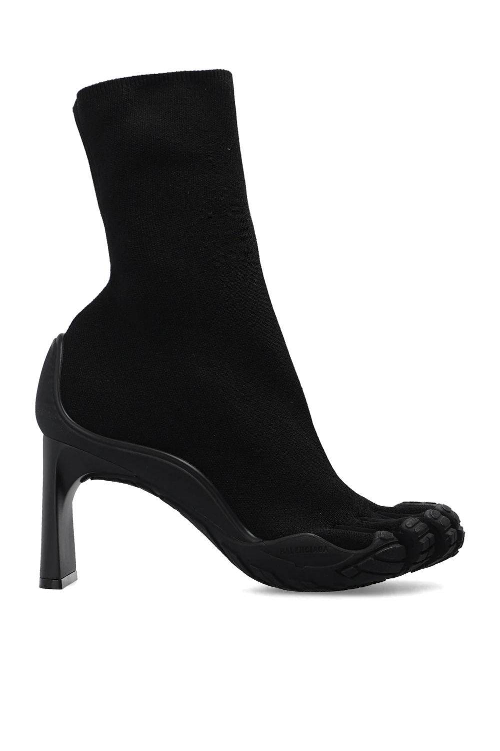 Heeled sock boots