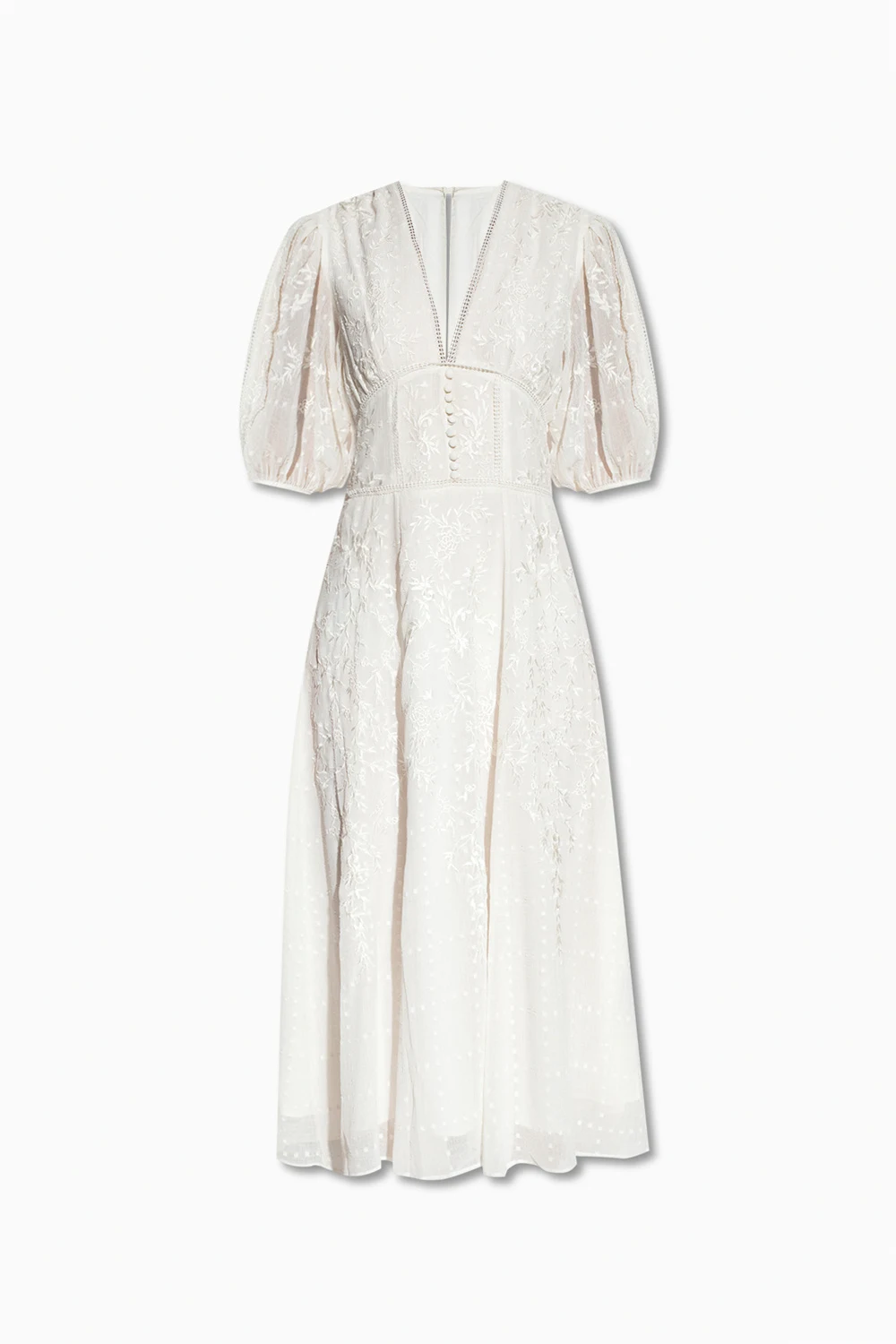 WHITE ‘Aspen’ embroidered dress