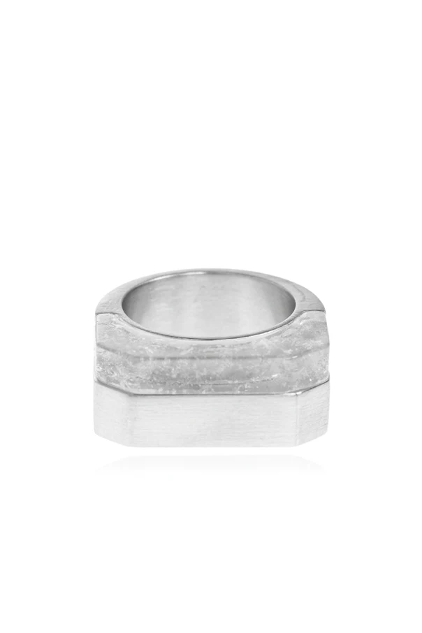 SILBER Messingring