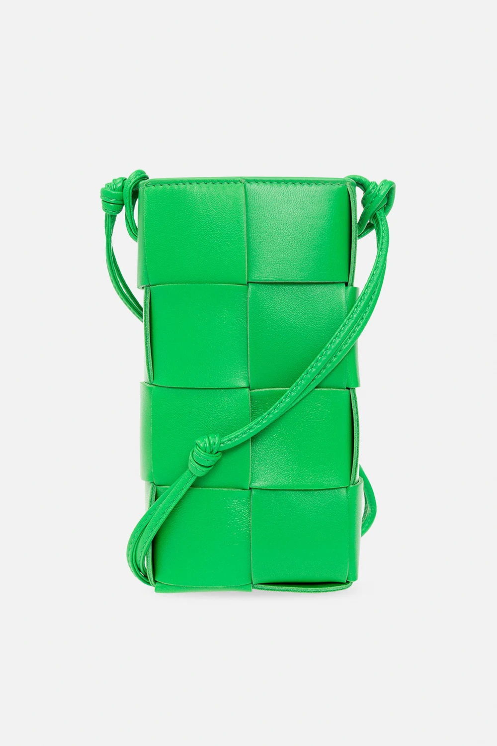 GREEN Leather phone pouch