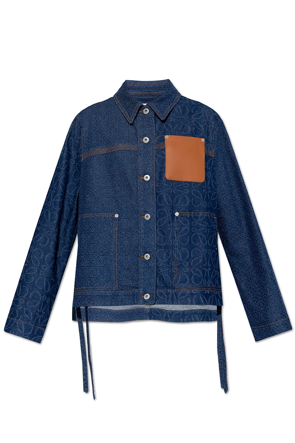 Jeansowa kurtka z monogramem
