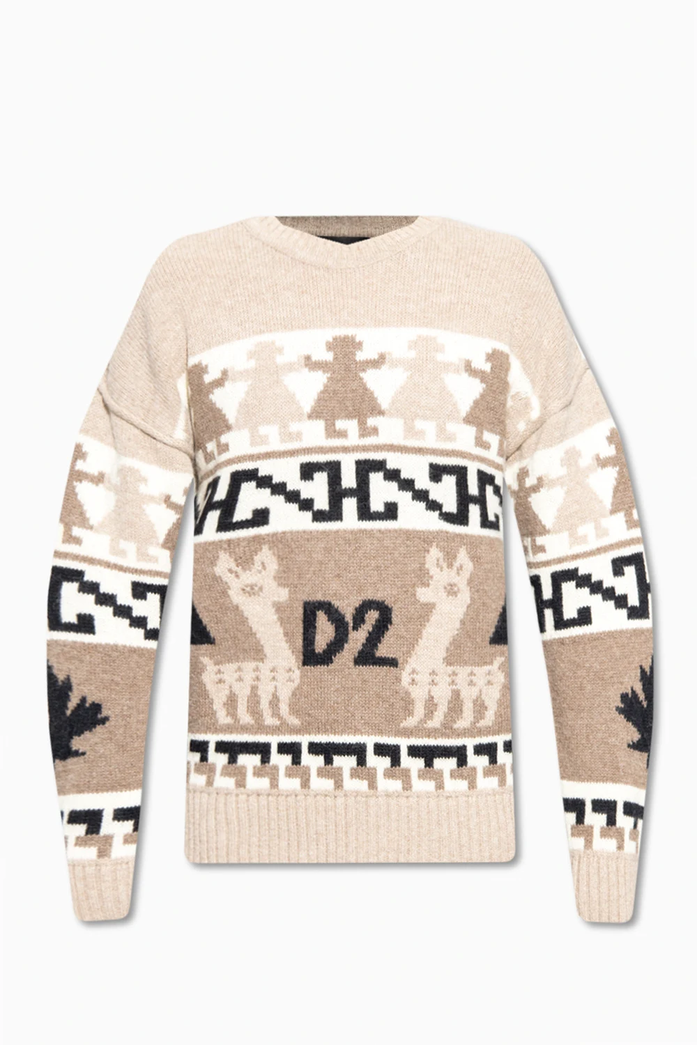 beige Alpaca wool sweater