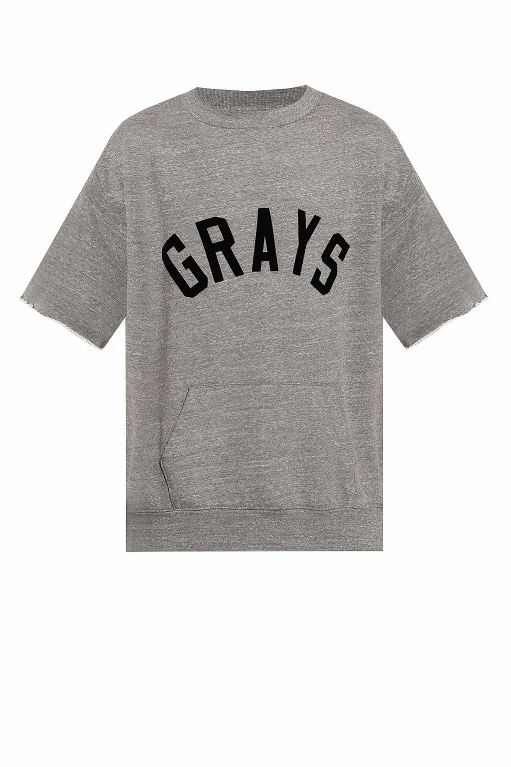 Sweatshirt with short sleeves