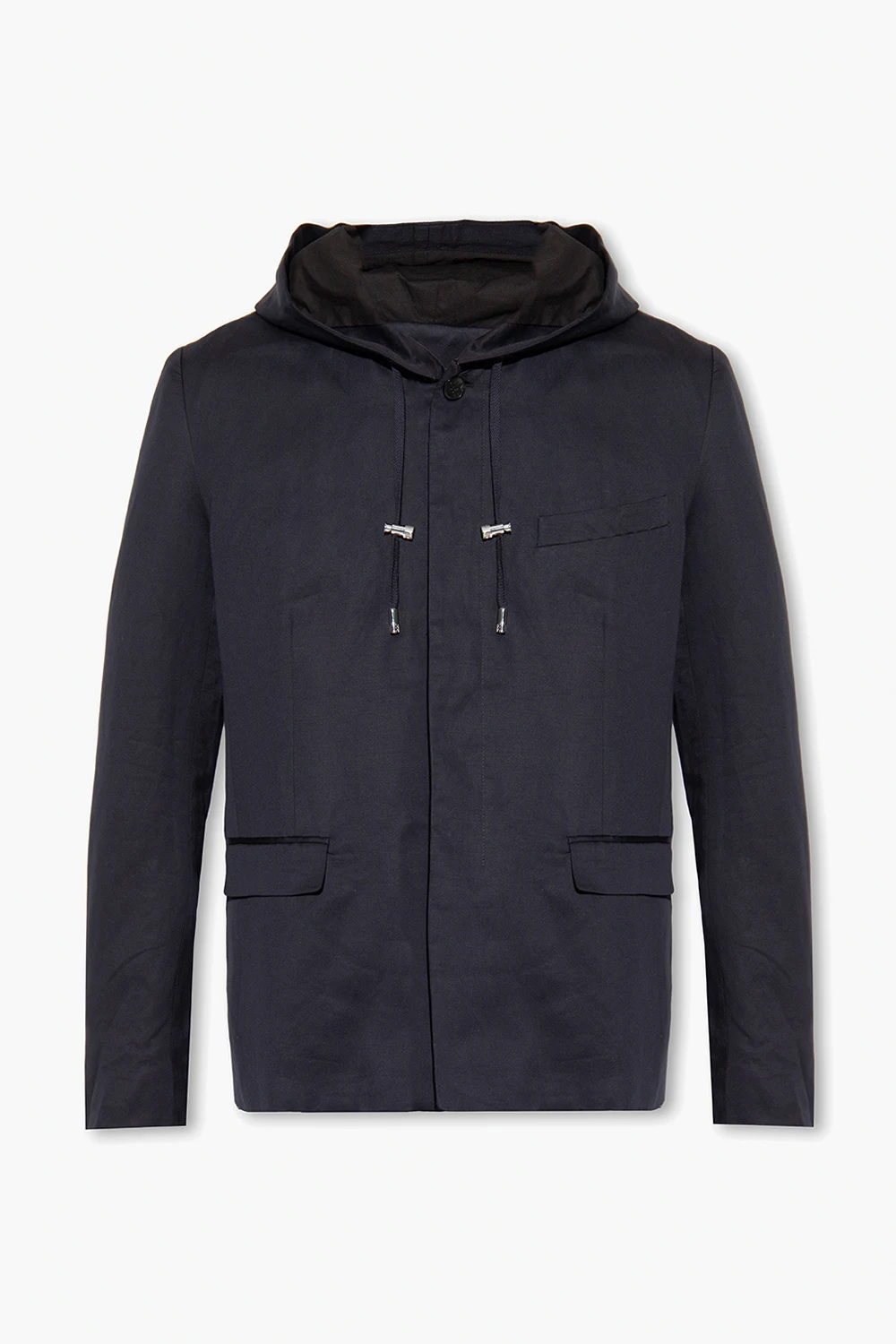 NAVY BLUE Hooded jacket