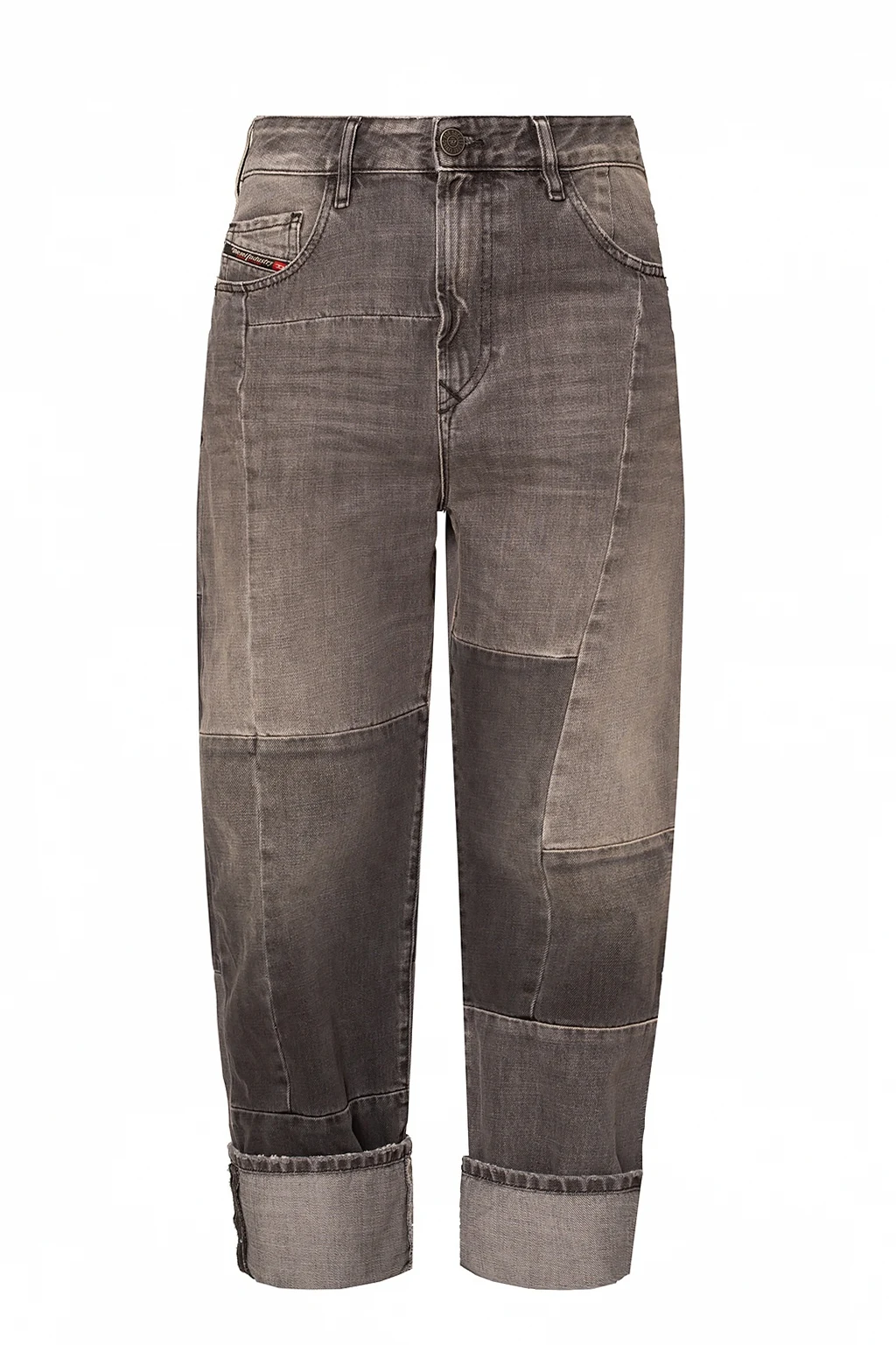 GREY ‘D-Reggy’ jeans with stitching details