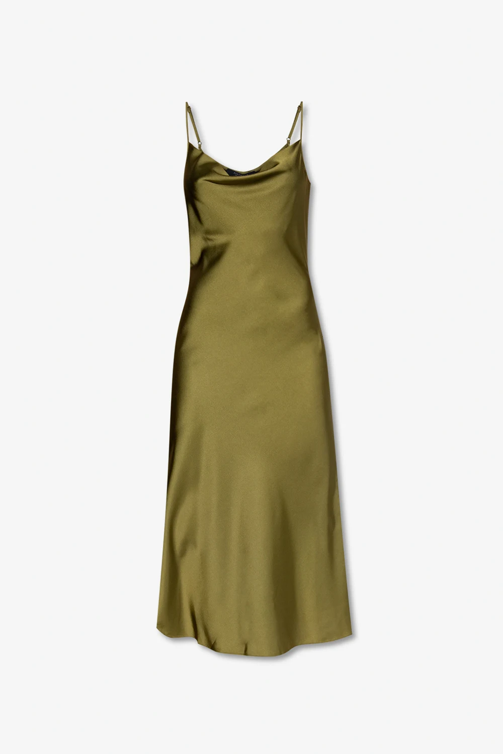 GREEN ‘Hadley’ satin strap dress