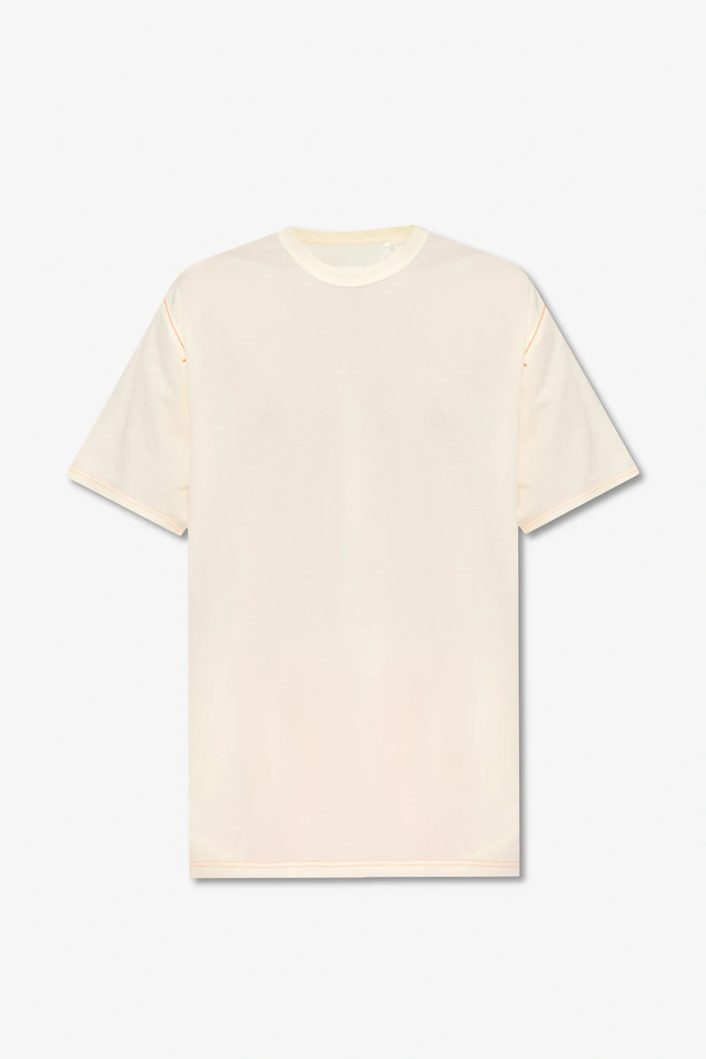 cream T-shirt with pockets