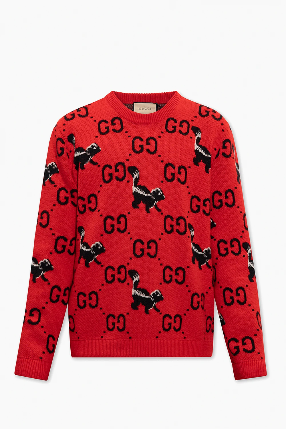RED Sweater with logo