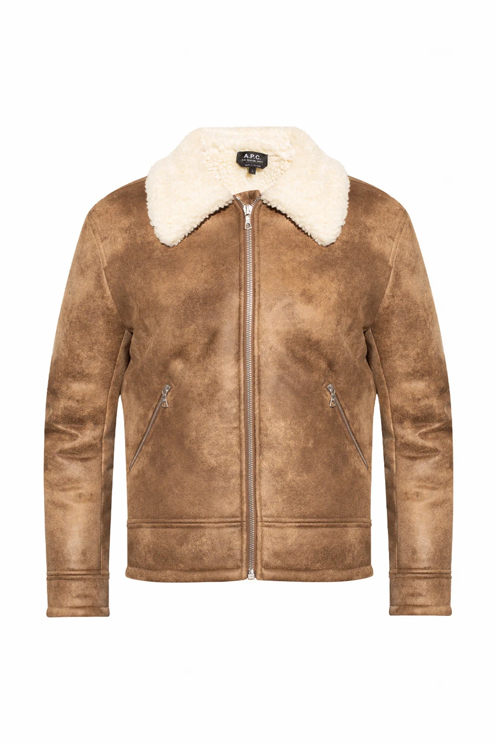 Faux leather jacket