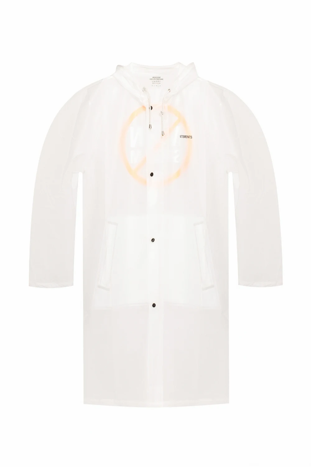 Raincoat with logo