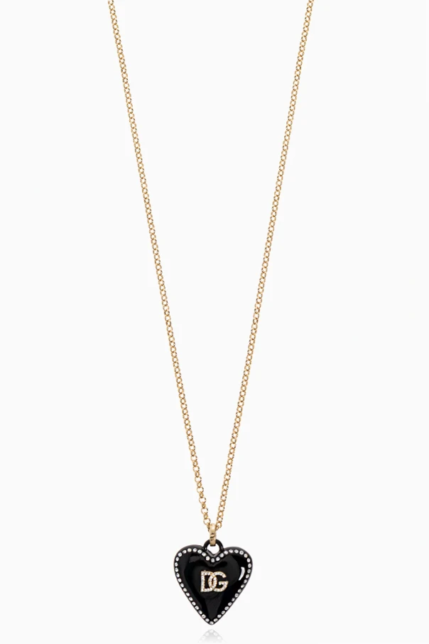 GOLD Halskette mit herzförmigem Anhänger