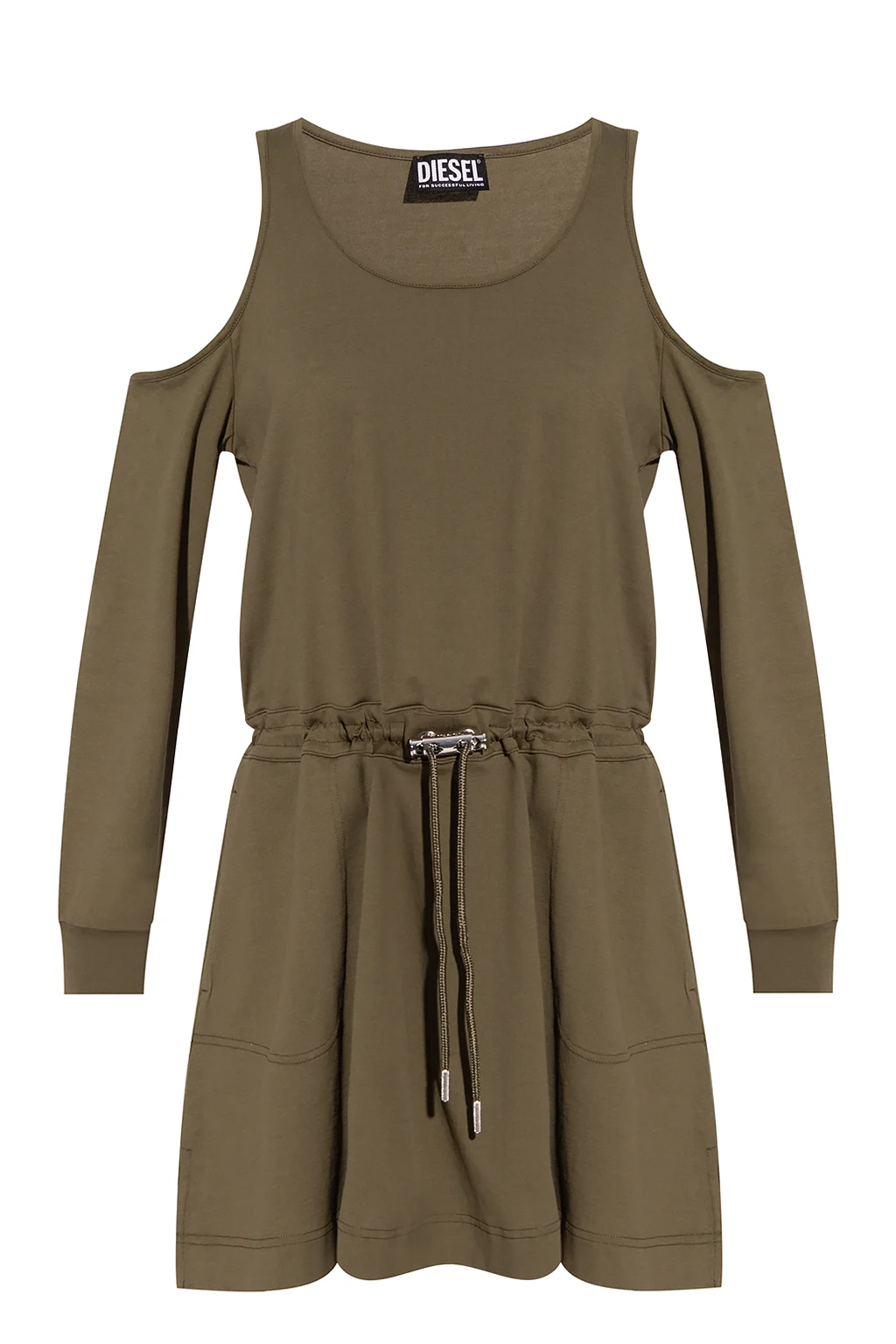 GREEN Long sleeve dress