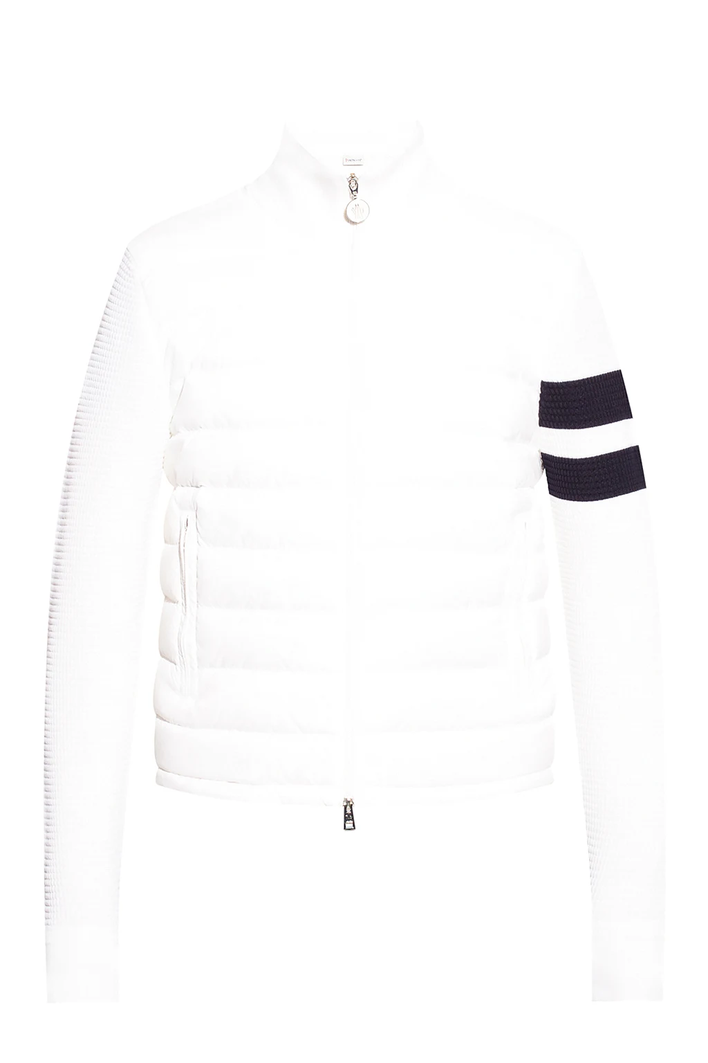 Jacket with band collar
