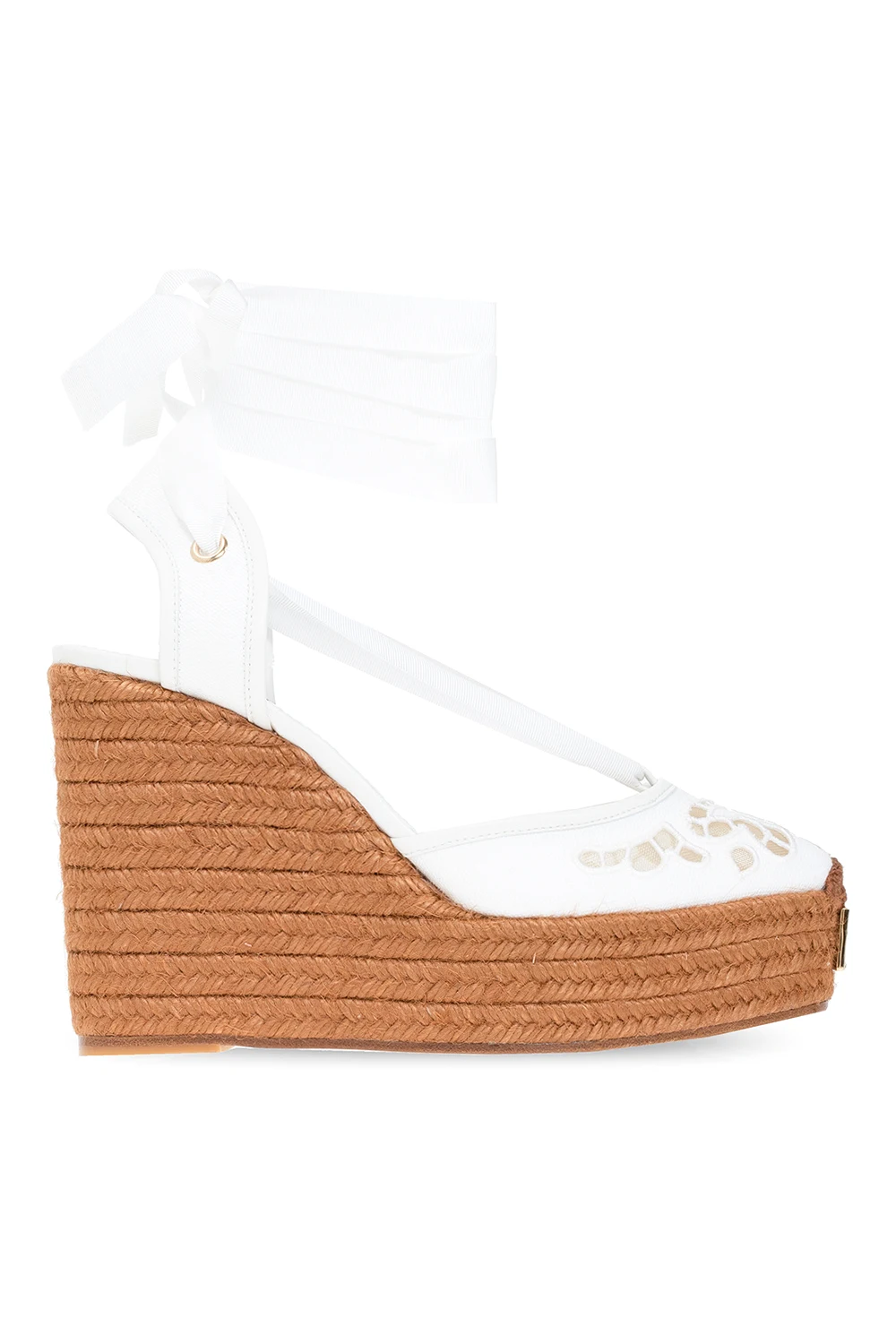 WHITE Platform shoes