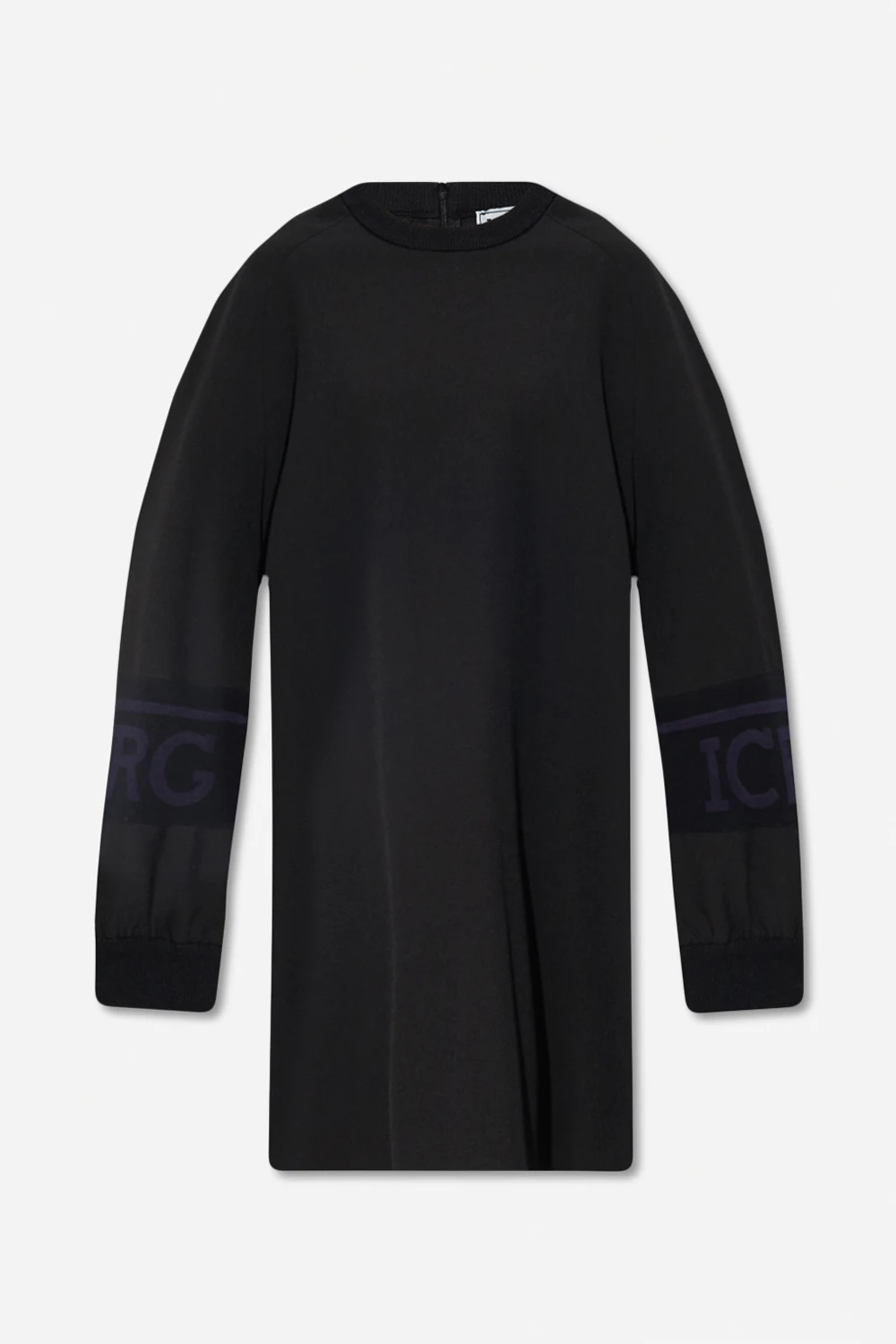 BLACK Dress with logo