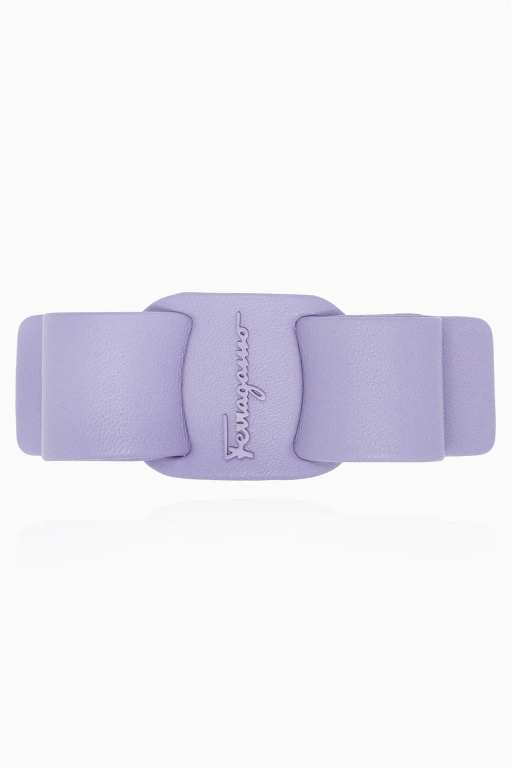 PURPLE Hairclip with logo