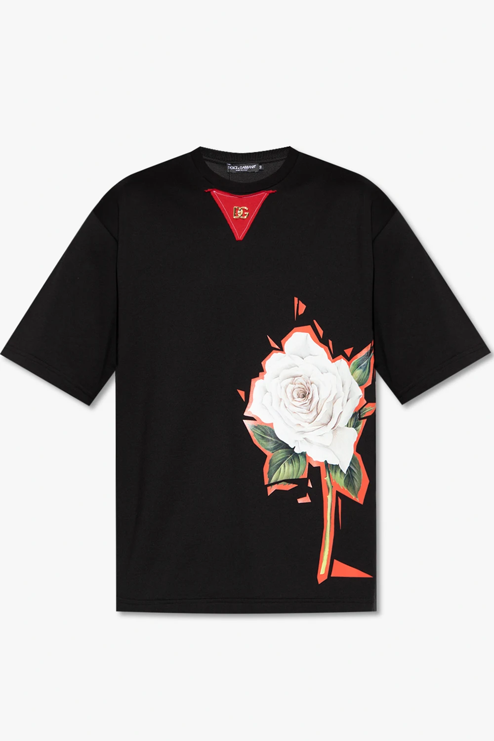 T-shirt with floral motifs