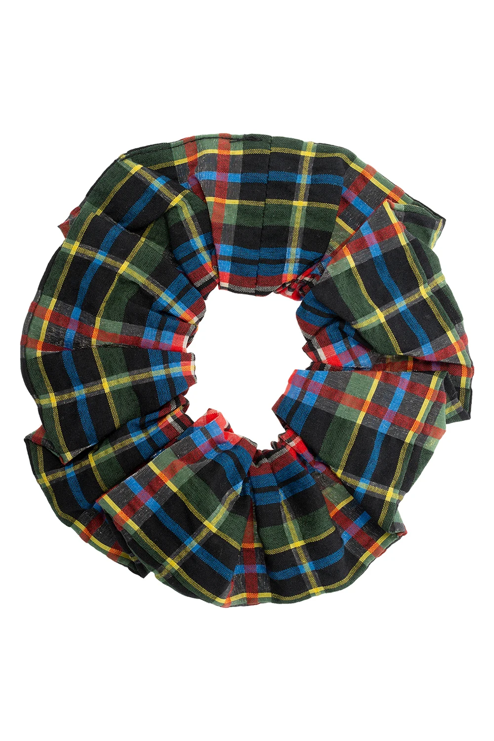 MULTICOLOUR Checked scrunchie