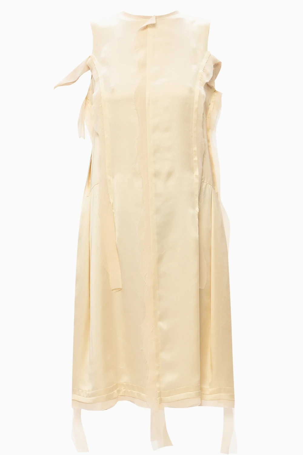 Raw edge dress