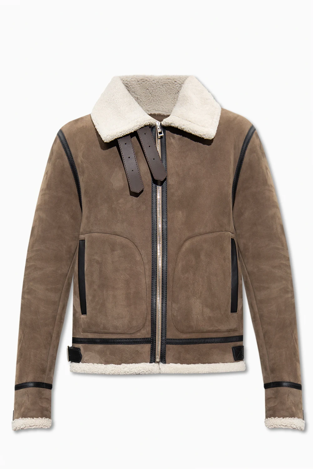 BROWN Leather jacket