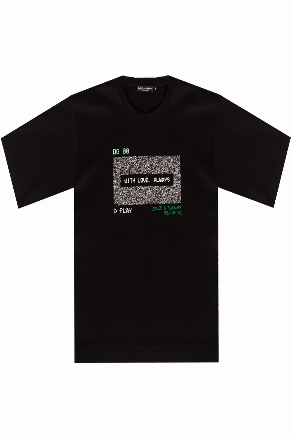 BLACK Cotton T-shirt