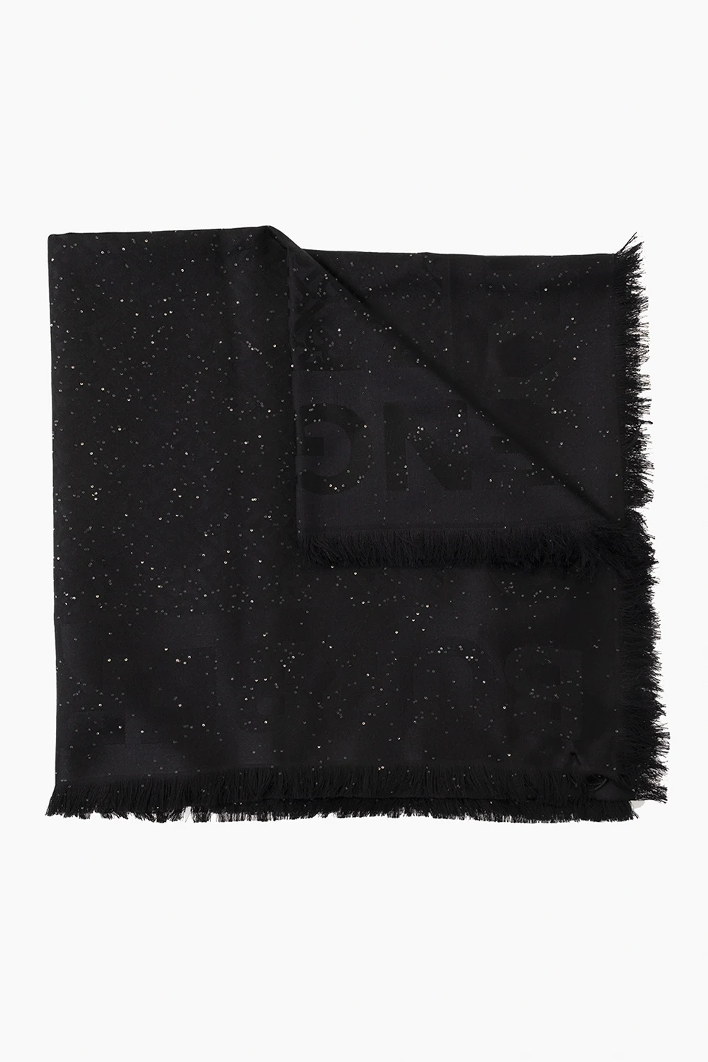 Scarf with sequins