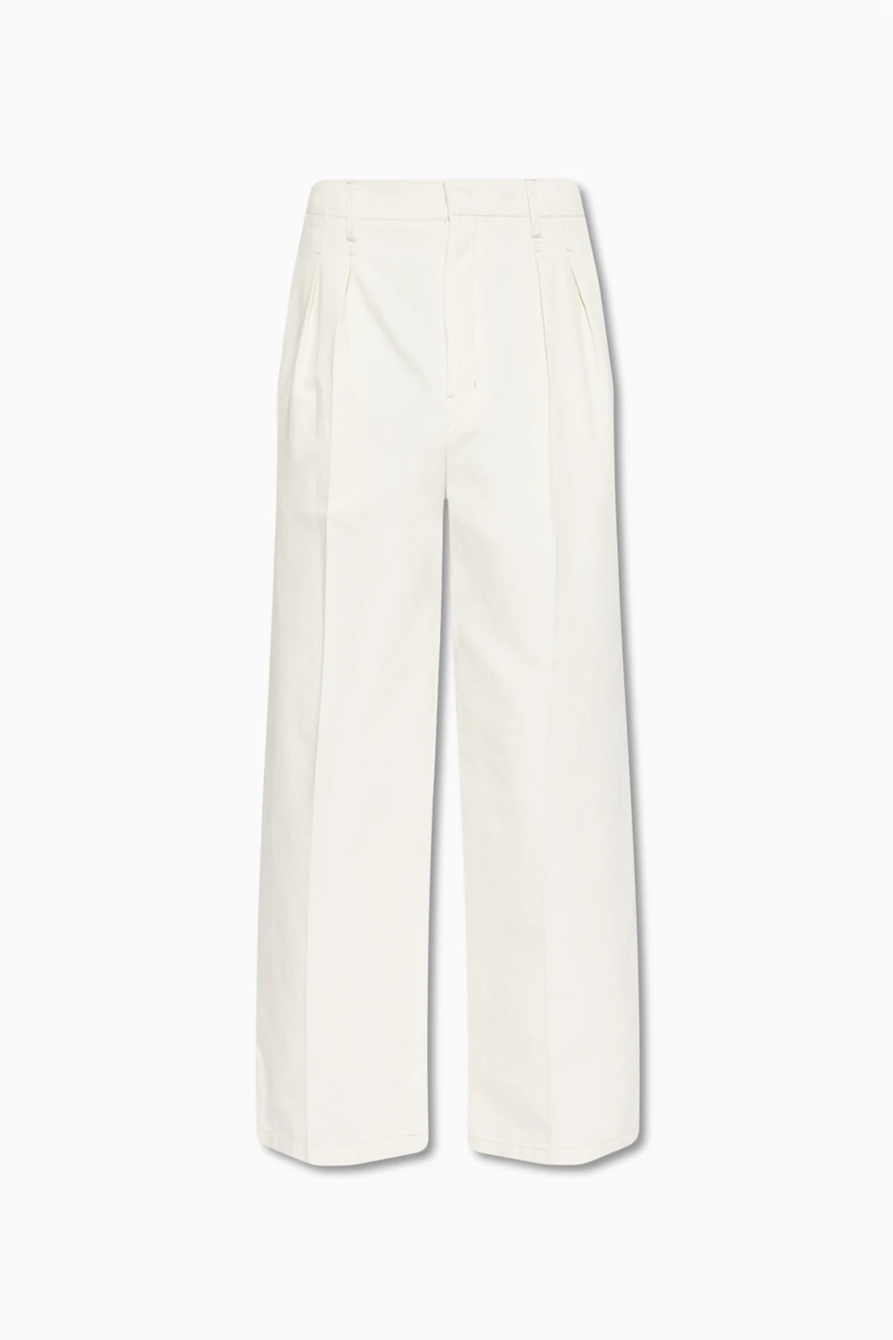 Spodnie z podwójnymi zakładkami