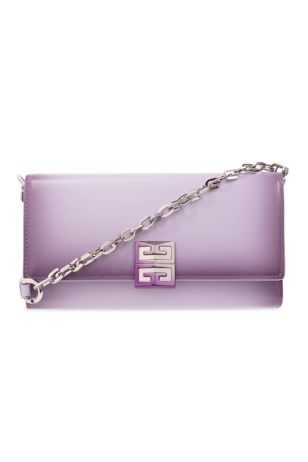Leather wallet with strap