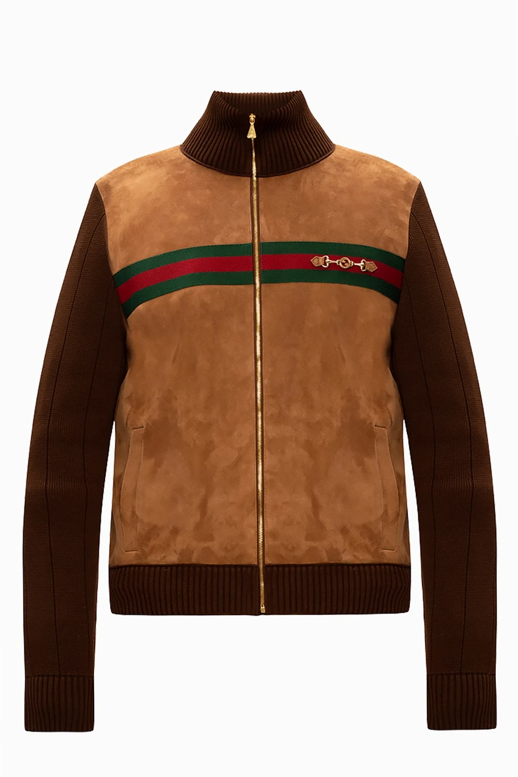 Branded bomber jacket