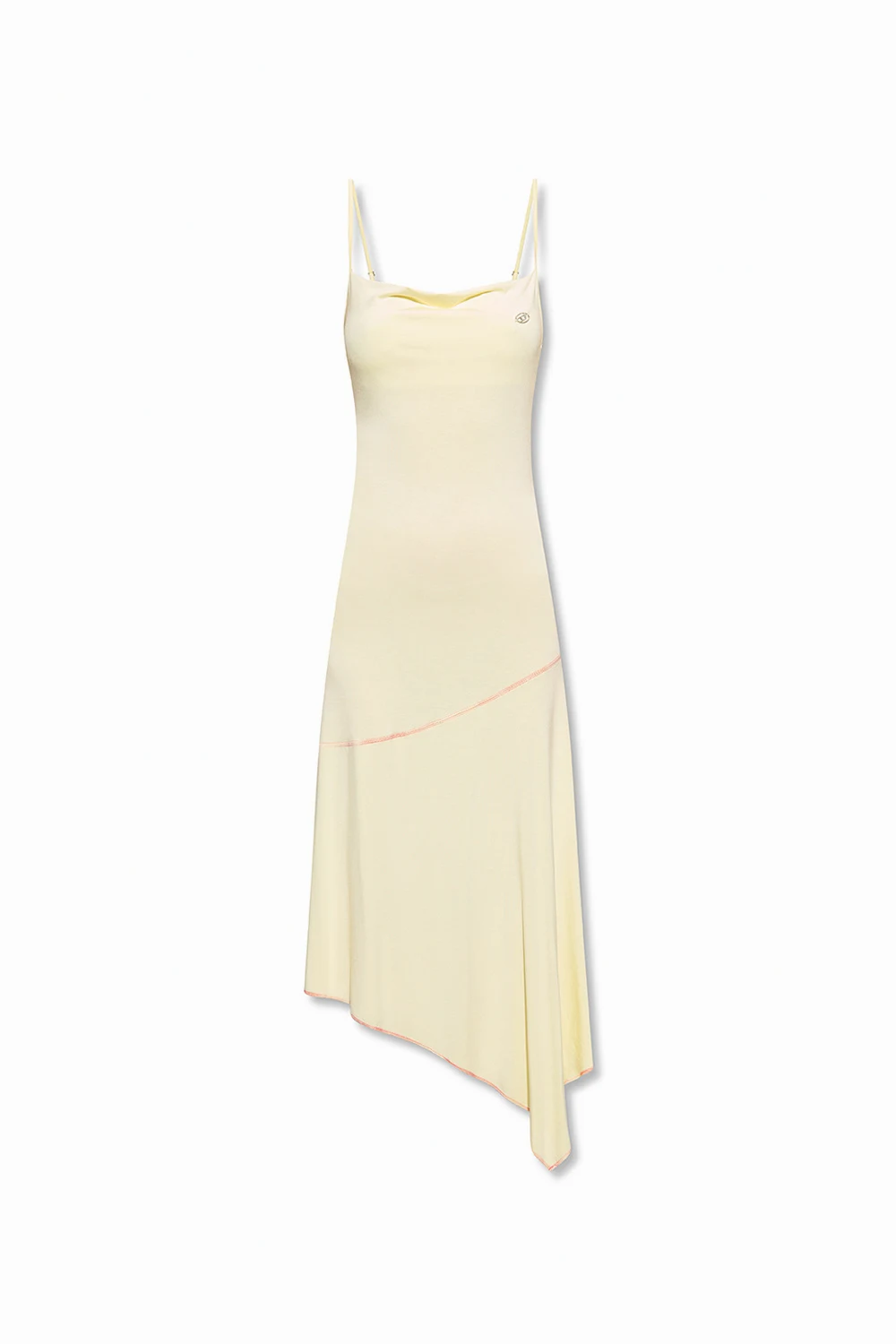 YELLOW  ‘D-Menty’ asymmetric dress