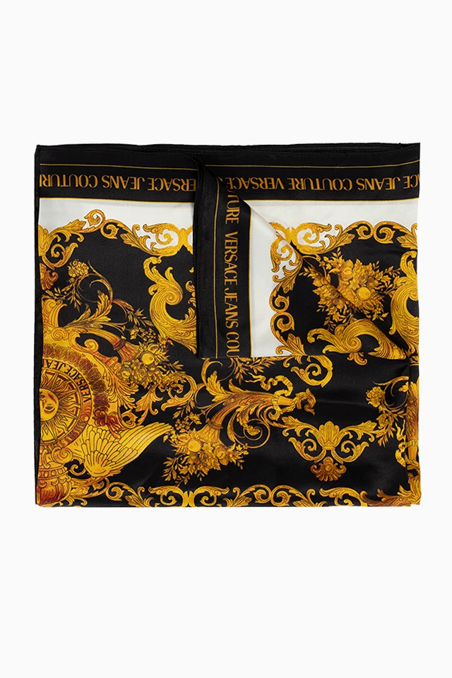 BLACK Shawl with logo