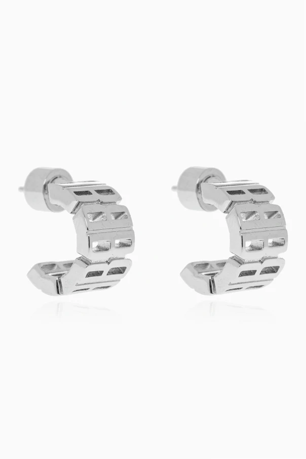 SILBER Ohrringe mit Logo