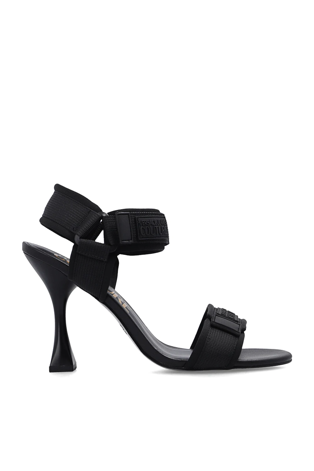 BLACK Heeled sandals