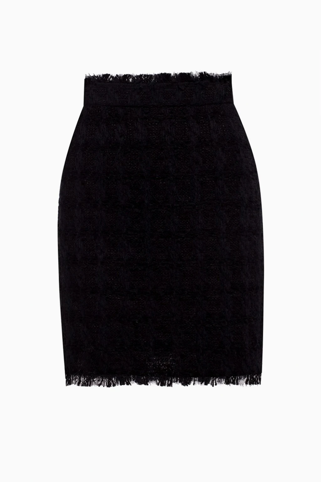 BLACK Tweed skirt