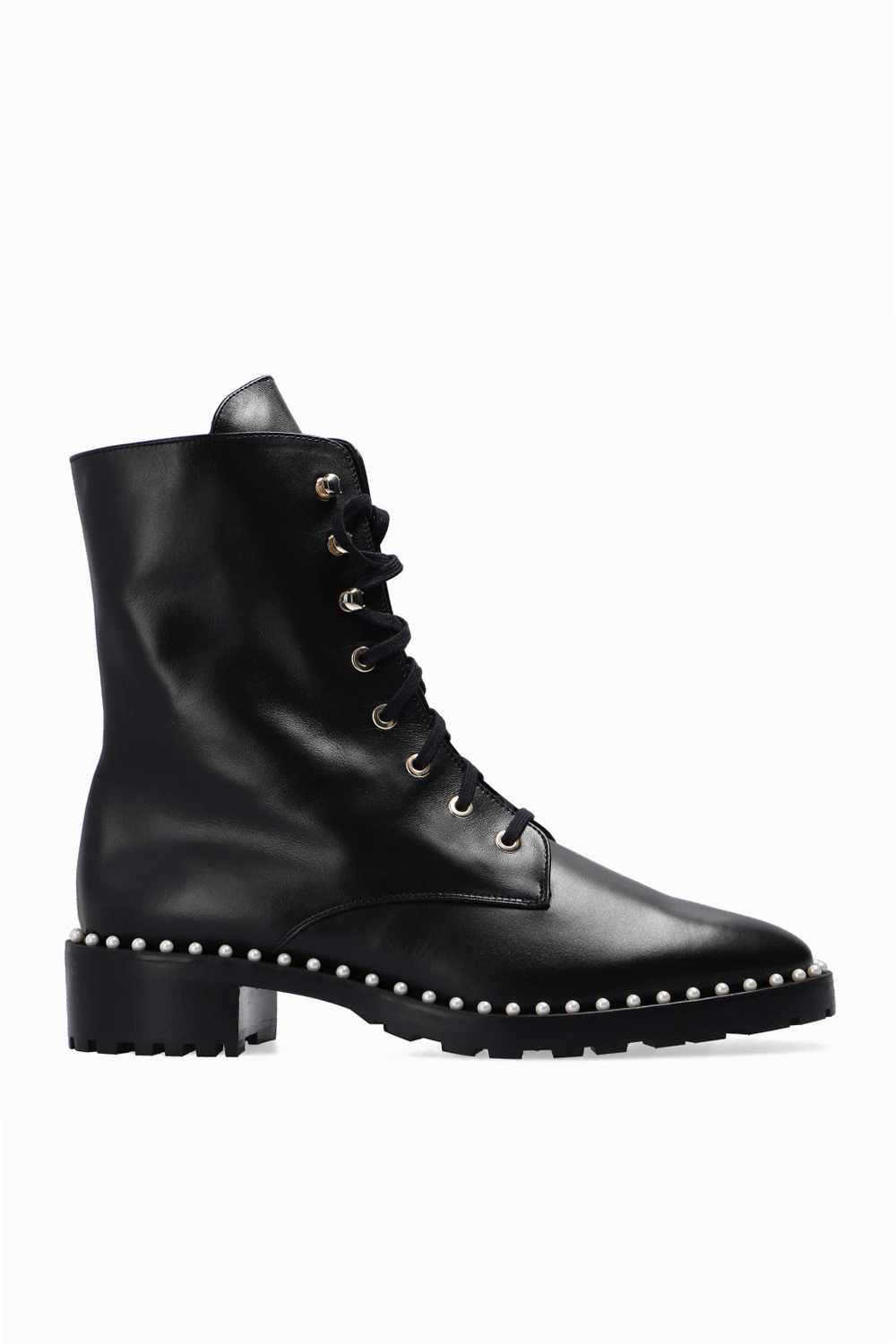 BLACK ‘Allie’ leather ankle boots