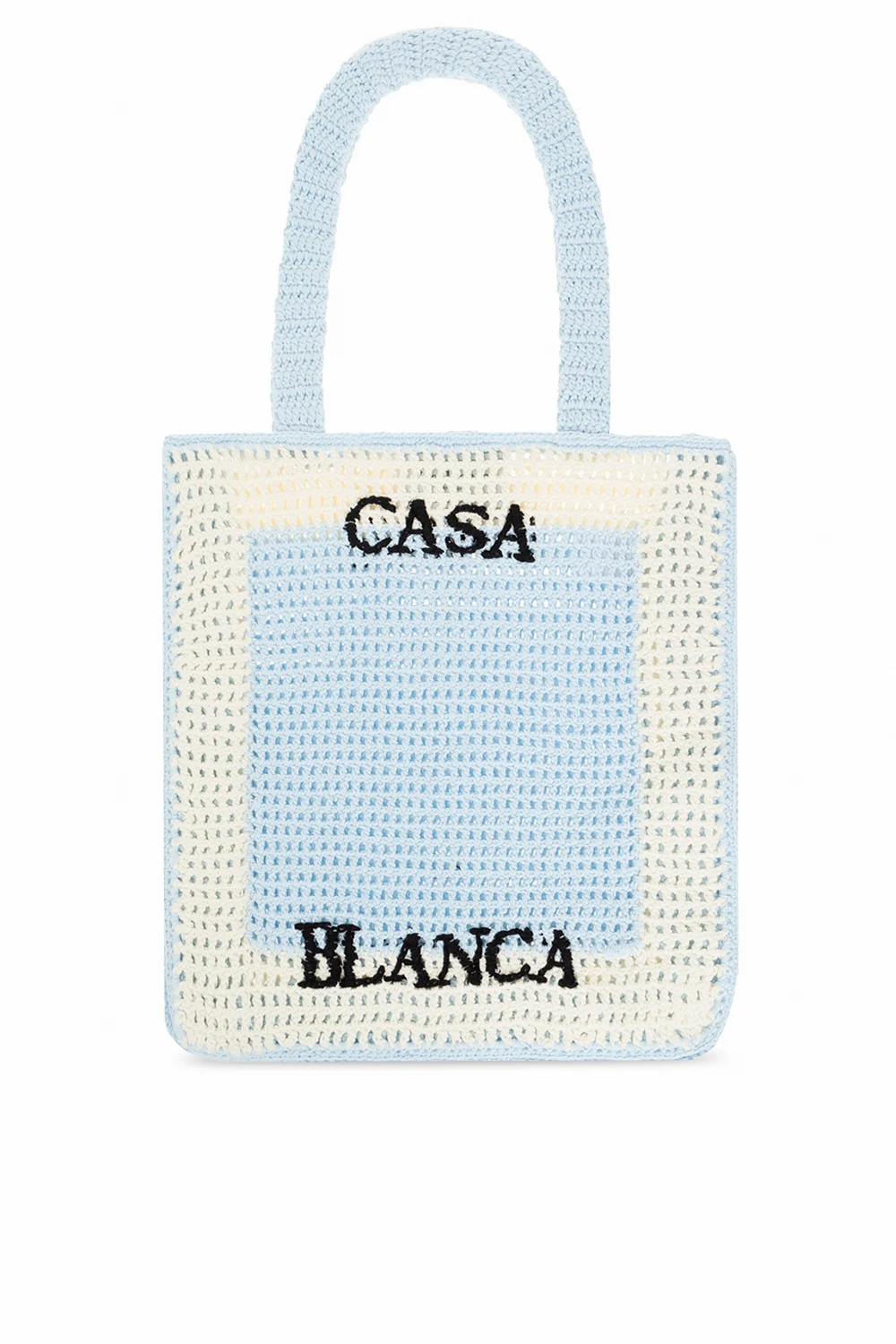 BLUE Shopper bag with logo