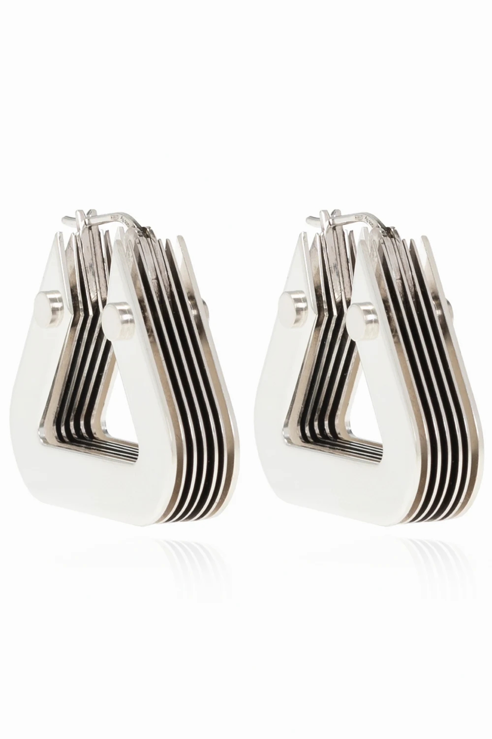 Silver earrings
