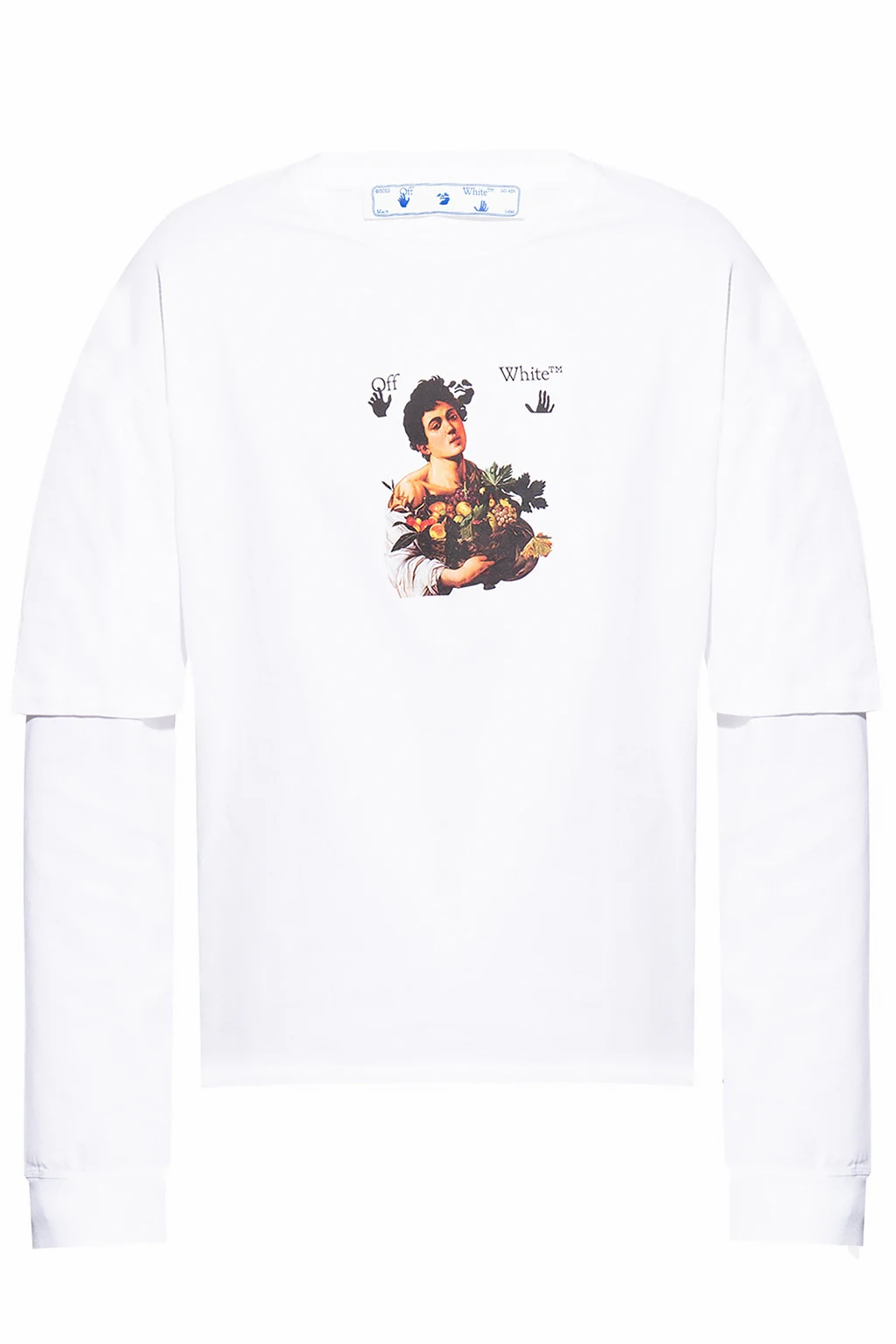 Dwuwarstwowy t-shirt z logo