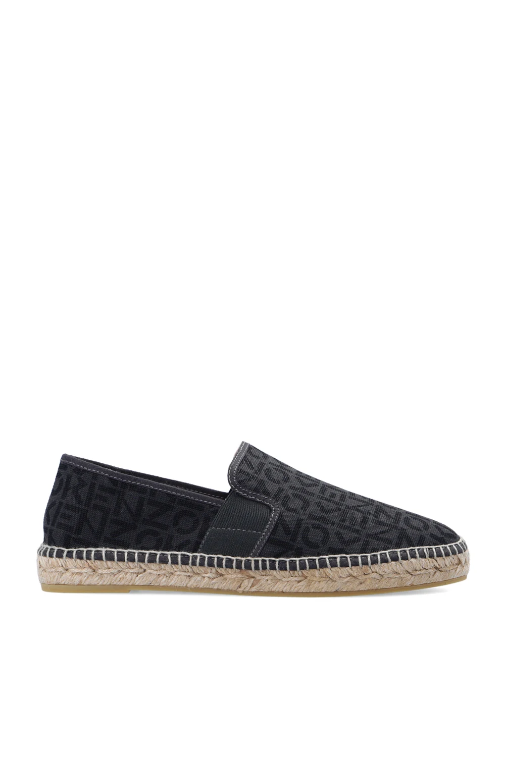 BLACK Patterned espadrilles